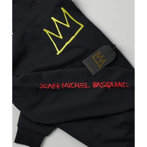 Reason Basquiat Hoodie Men’s Large Black White Evil Thoughts Graphic - Picture 16 of 16